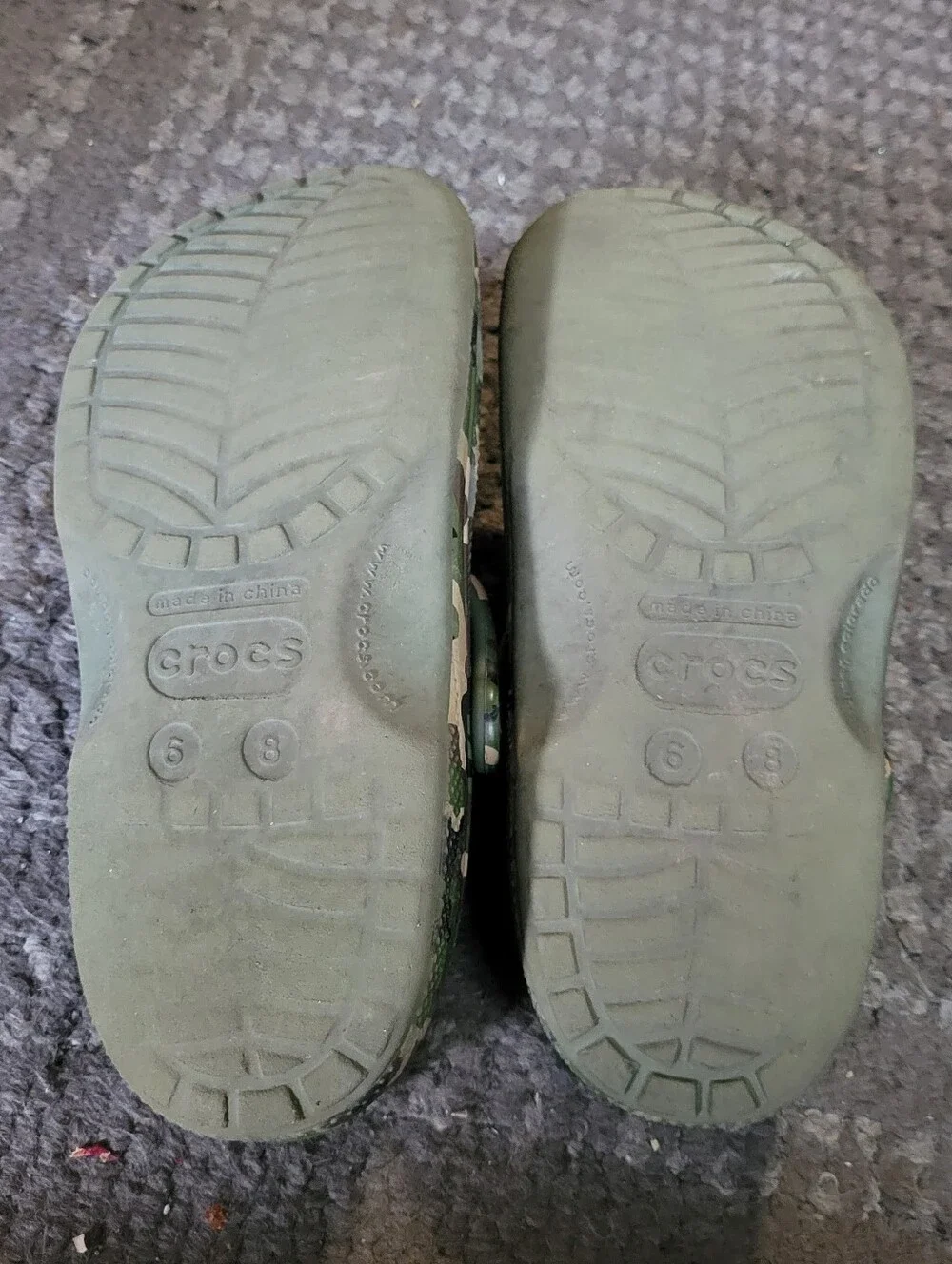 CROCS Mens Camoflauge Clogs
